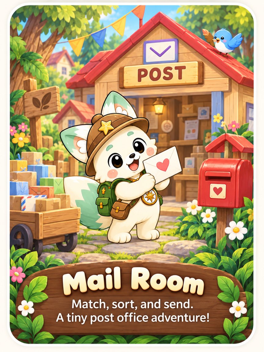 Mail Room — a tiny post office with a very important job
